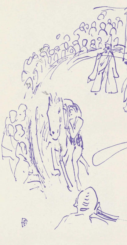 Pierre Bonnard, Composition (Terrasse 54), Pierre Bonnard Correspondences, Lithograph