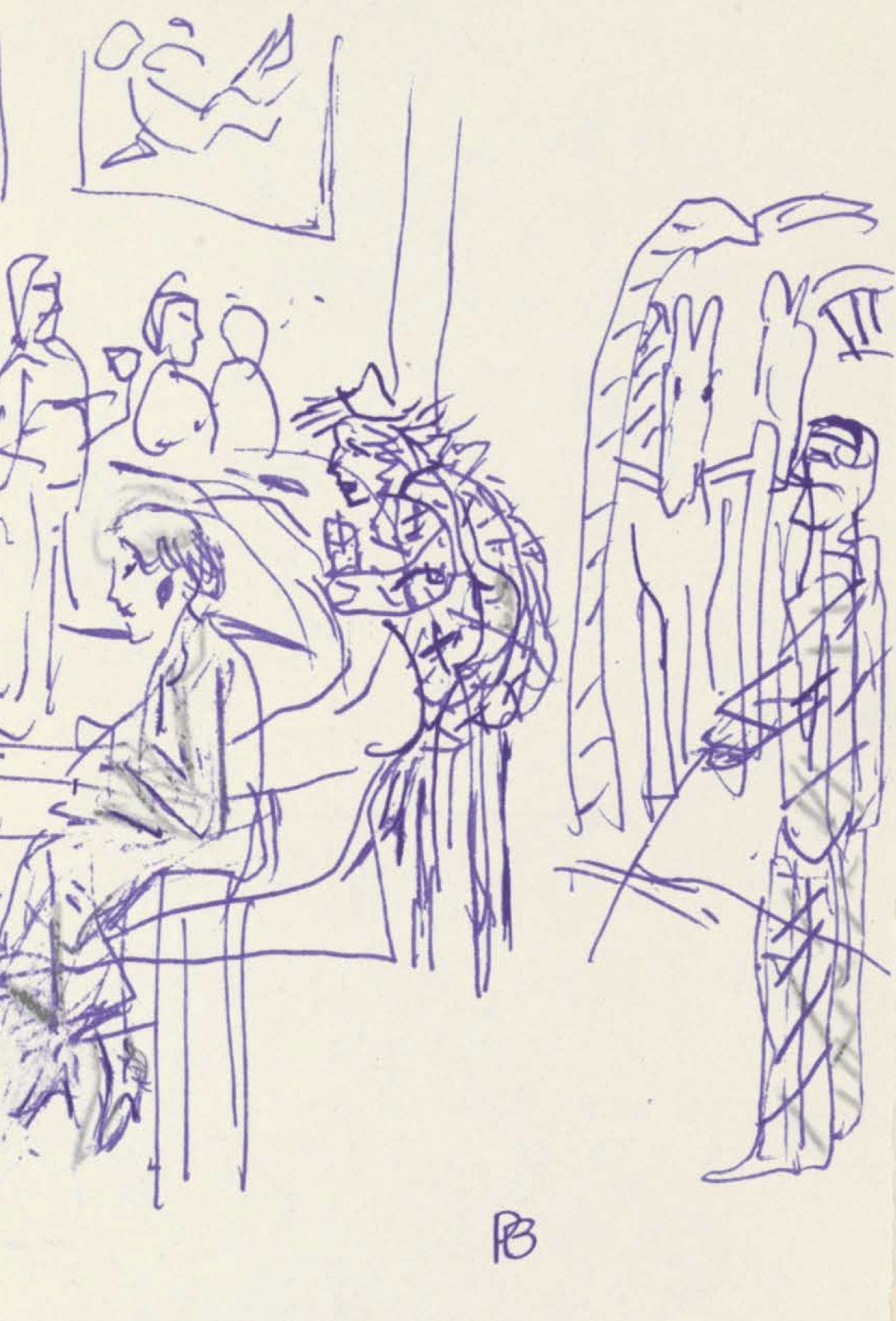 Pierre Bonnard, Composition (Terrasse 54), Pierre Bonnard Correspondences, Lithograph