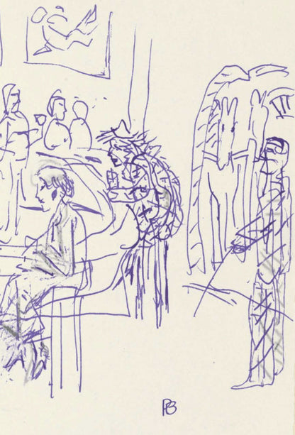 Pierre Bonnard, Composition (Terrasse 54), Pierre Bonnard Correspondences, Lithograph