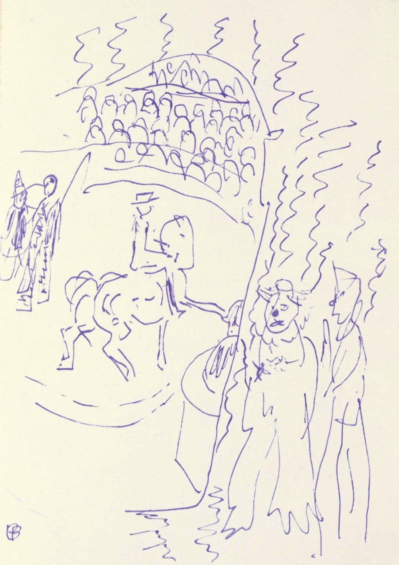 Pierre Bonnard, Composition (Terrasse 54), Pierre Bonnard Correspondences, Lithograph