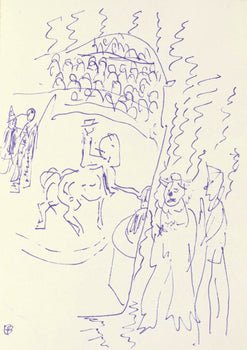 Pierre Bonnard, Composition (Terrasse 54), Pierre Bonnard Correspondences, Lithograph