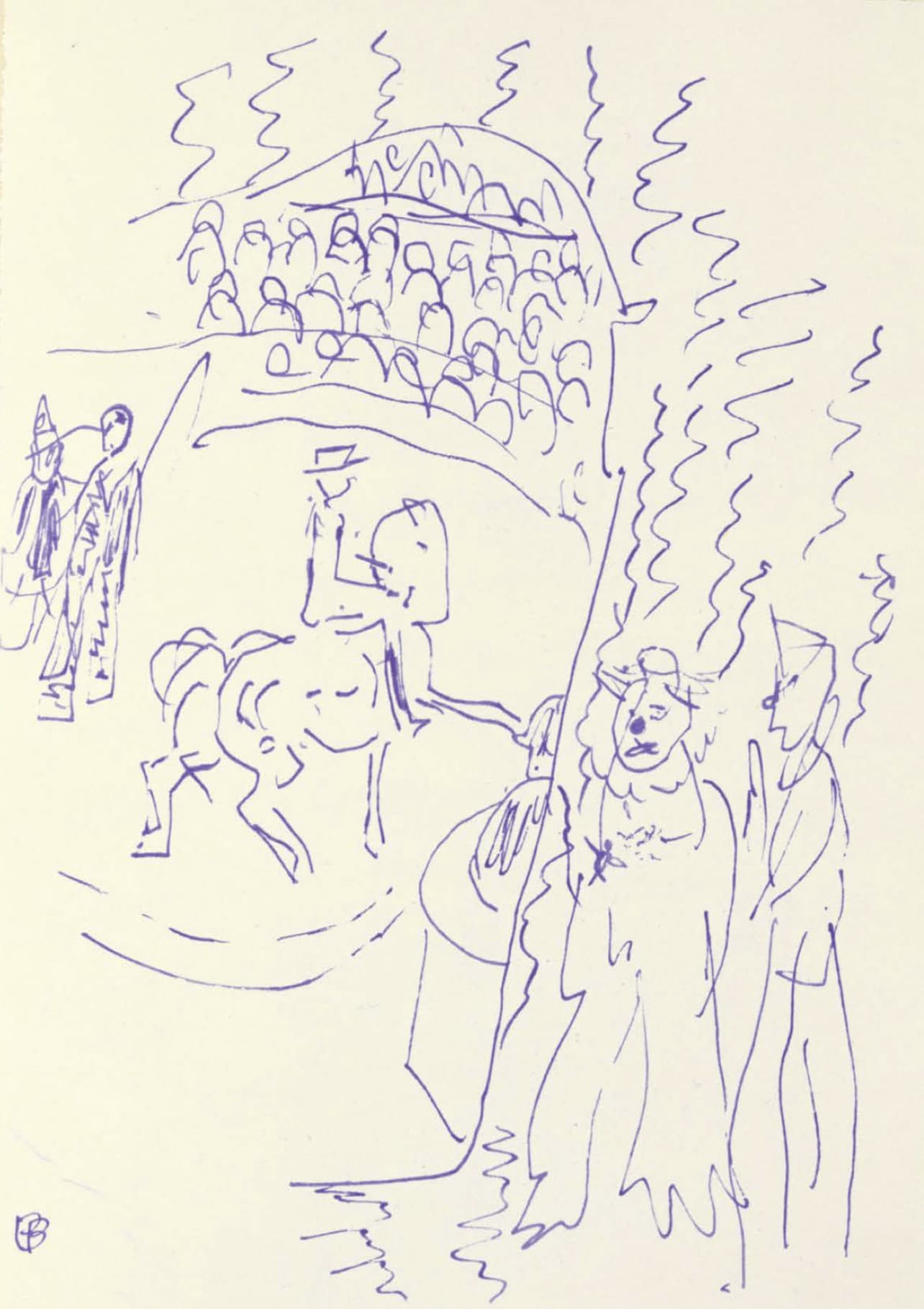 Pierre Bonnard, Composition (Terrasse 54), Pierre Bonnard Correspondences, Lithograph