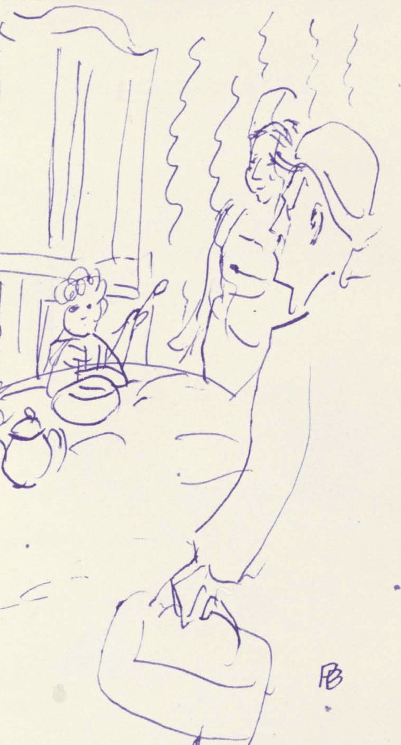 Pierre Bonnard, Composition (Terrasse 54), Pierre Bonnard Correspondences, Lithograph