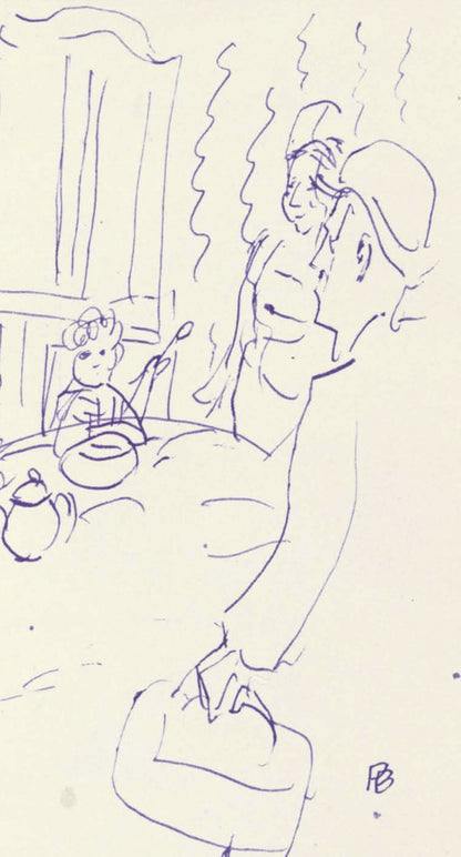 Pierre Bonnard, Composition (Terrasse 54), Pierre Bonnard Correspondences, Lithograph