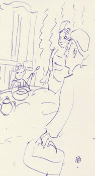 Pierre Bonnard, Composition (Terrasse 54), Pierre Bonnard Correspondences, Lithograph