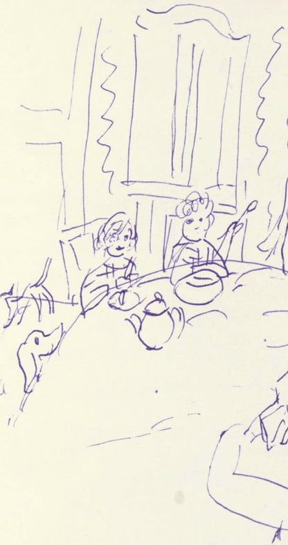 Pierre Bonnard, Composition (Terrasse 54), Pierre Bonnard Correspondences, Lithograph