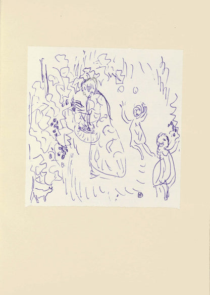 Pierre Bonnard, Composition (Terrasse 54), Pierre Bonnard Correspondences, Lithograph
