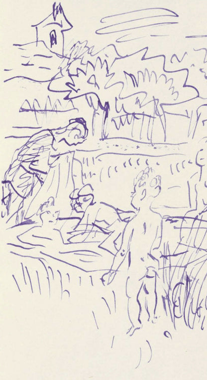 Pierre Bonnard, Composition (Terrasse 54), Pierre Bonnard Correspondences, Lithograph