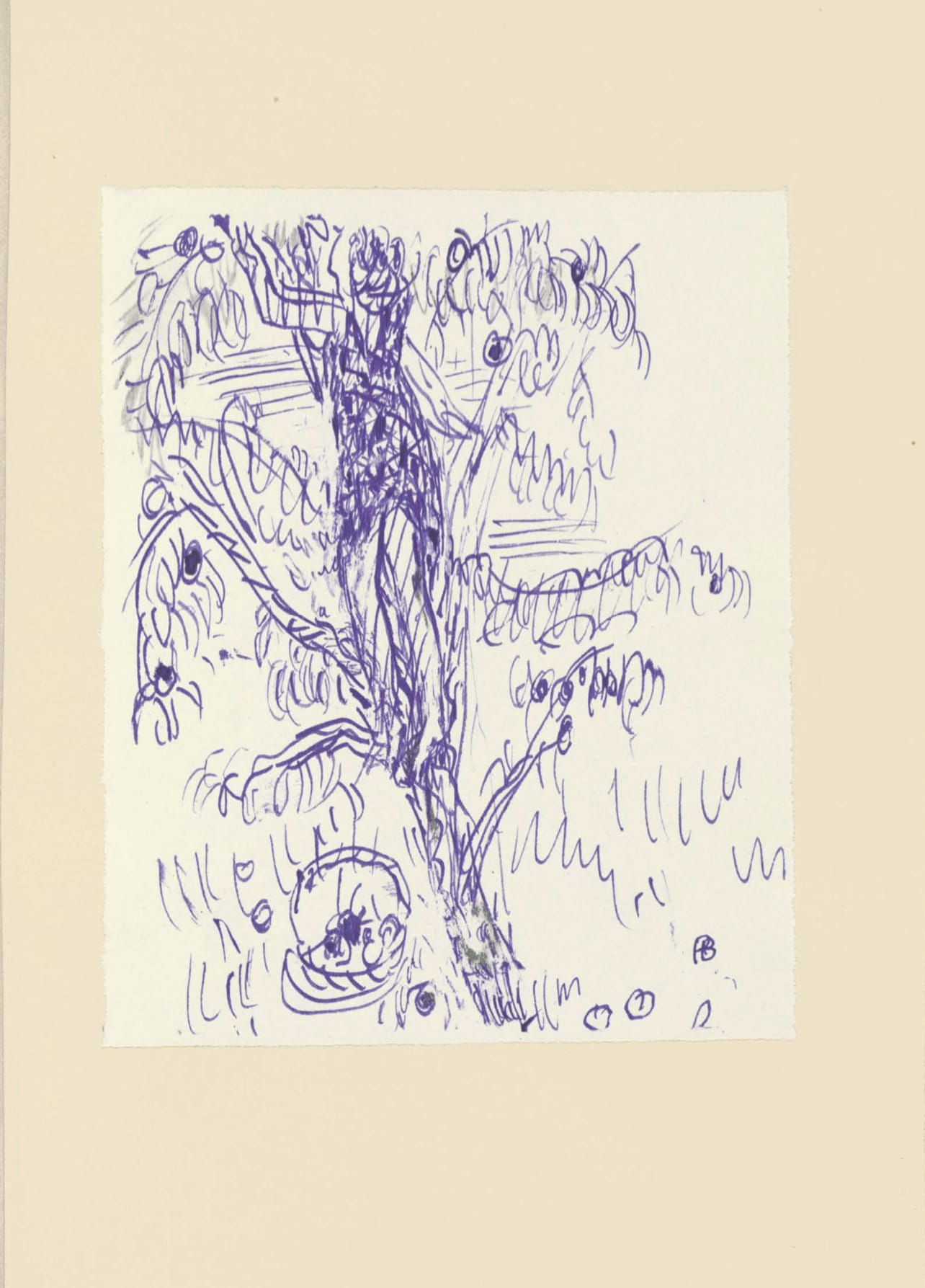 Pierre Bonnard, Composition (Terrasse 54), Pierre Bonnard Correspondences, Lithograph