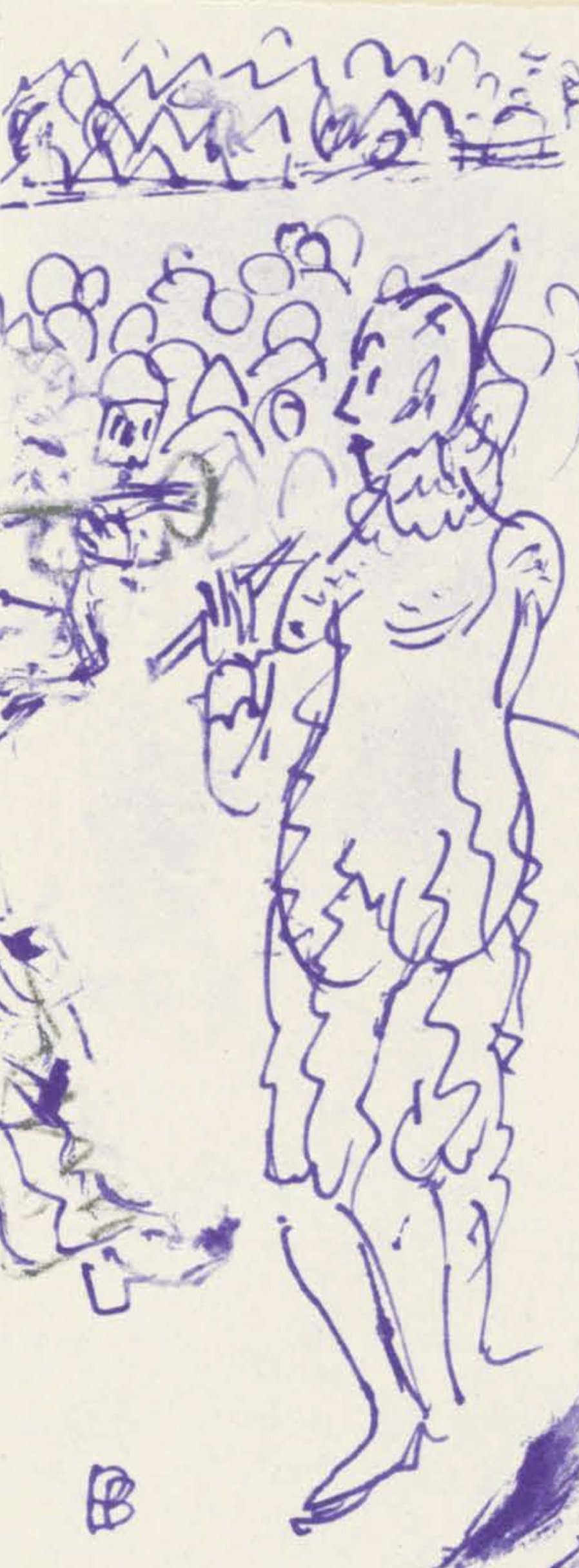 Pierre Bonnard, Composition (Terrasse 54), Pierre Bonnard Correspondences, Lithograph