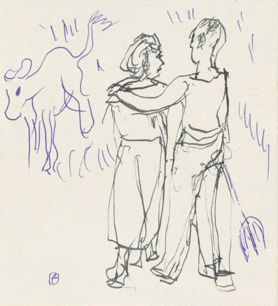 Pierre Bonnard, Composition (Terrasse 54), Pierre Bonnard Correspondences, Lithograph