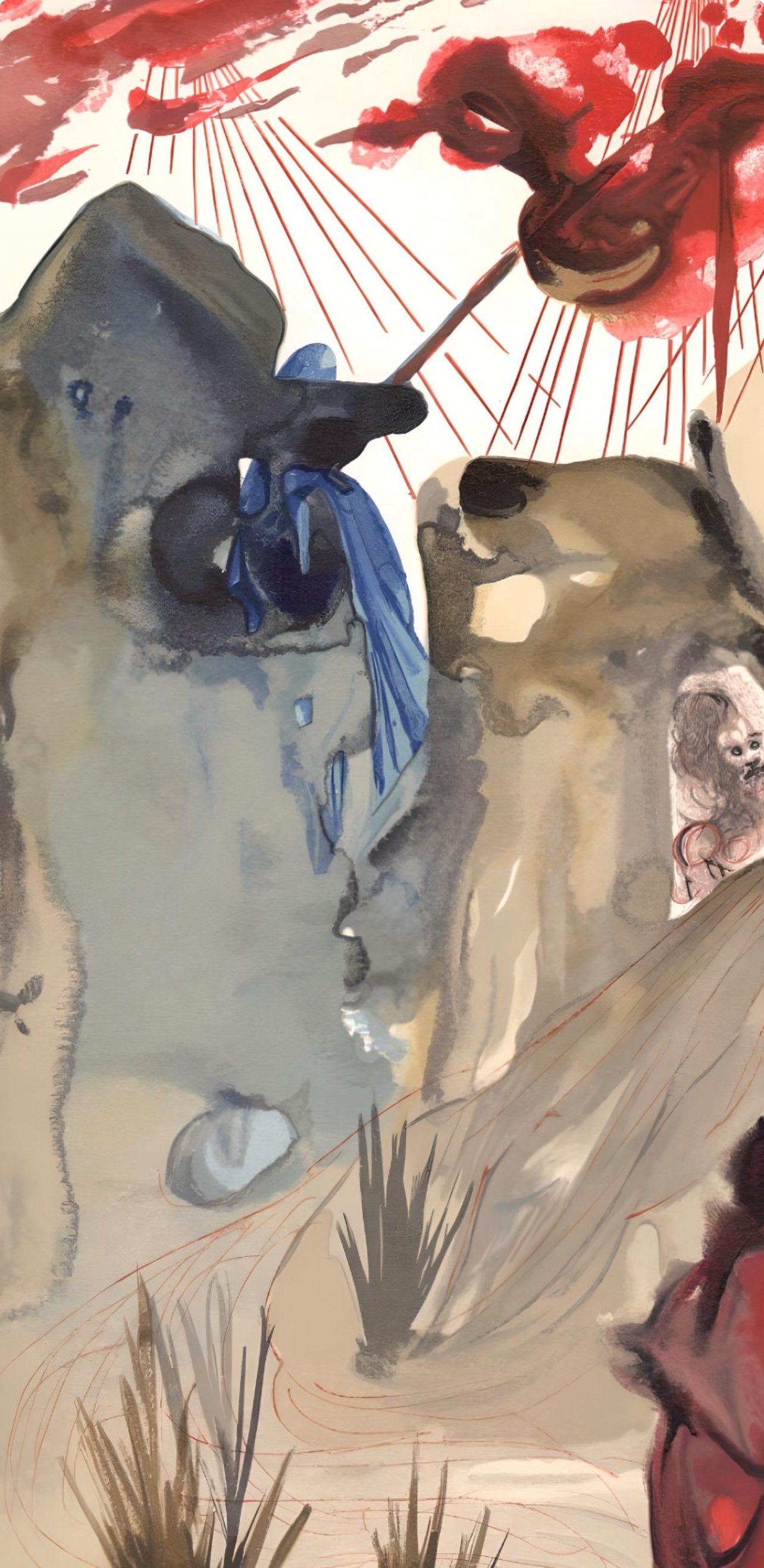 Salvador Dali, The Divine Forest (Michler/Lpsinger 1039-1138; Field 189-200), La Divine Comdie,
