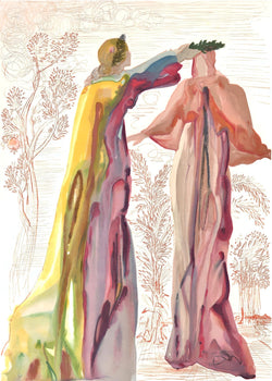 Salvador Dali, Virgils Last Words (Michler/Lpsinger 1039-1138; Field 189-200), La Divine Comdie,