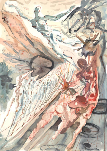 Salvador Dali, The Two Crowds Of The Lustful (Michler/Lpsinger 1039-1138; Field 189-200), La Divine