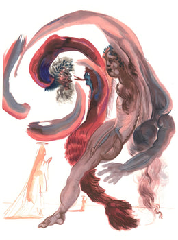 Salvador Dali, The Forth Terrace (Michler/Lpsinger 1039-1138; Field 189-200), La Divine Comdie,