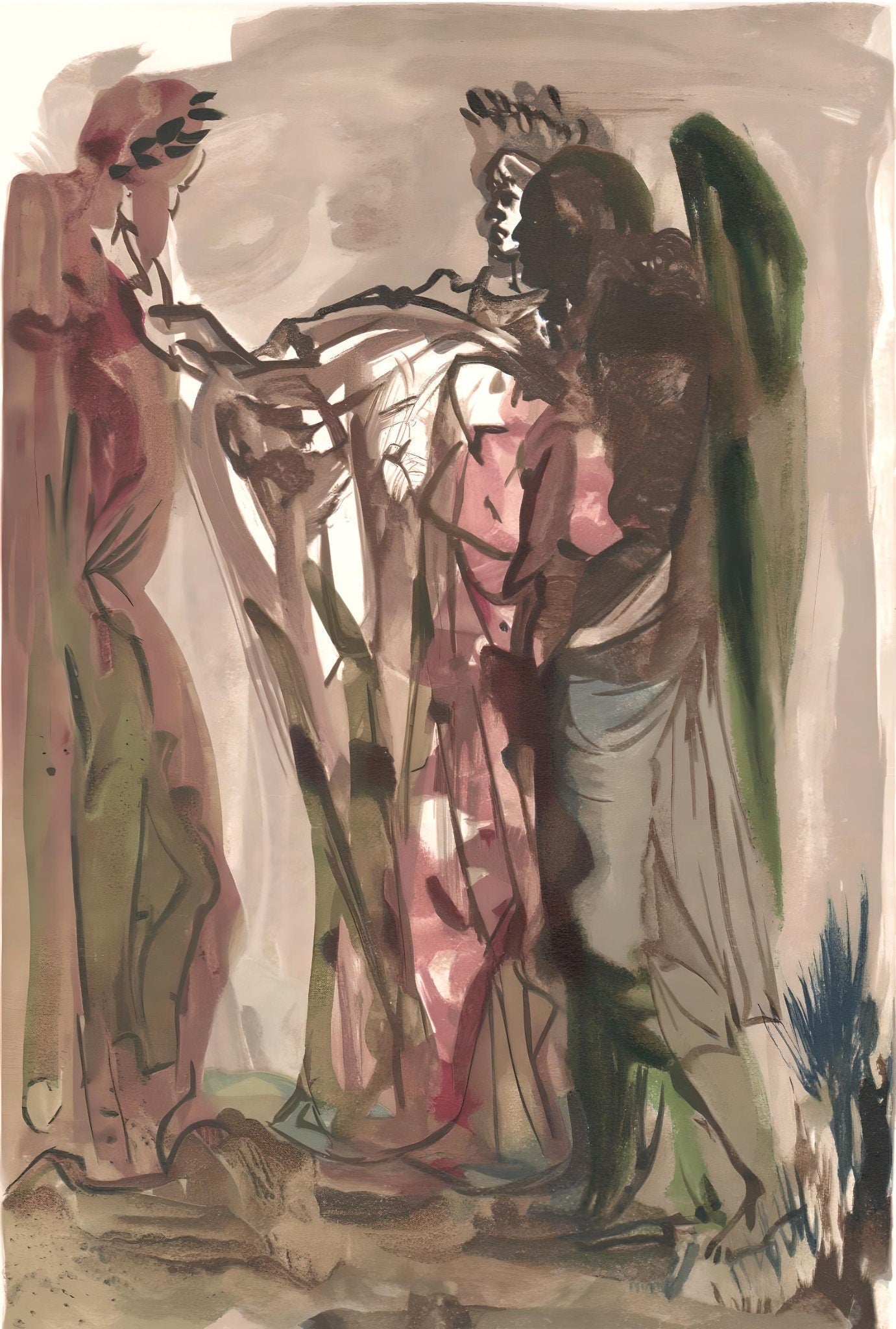 Salvador Dali, The Proud One (Michler/Lpsinger 1039-1138; Field 189-200), La Divine Comdie, Woodcut