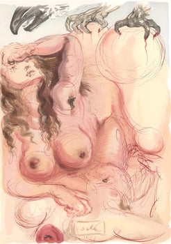 Salvador Dali, The Eagle Of Grace (Michler/Lpsinger 1039-1138; Field 189-200), La Divine Comdie,