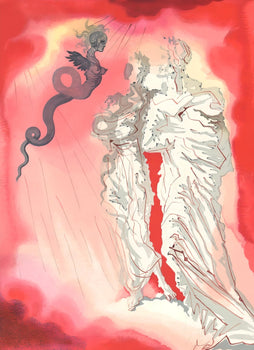 Salvador Dali, Fraud (Michler/Lpsinger 1039-1138; Field 189-200), La Divine Comdie, Woodcut