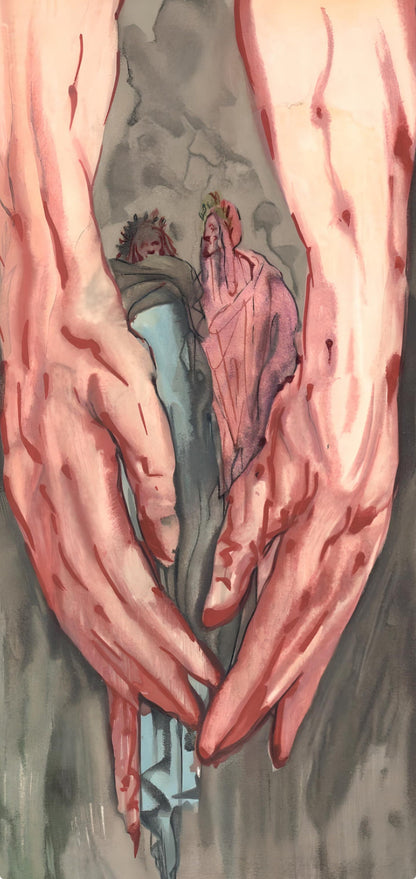 Salvador Dali, In The Hands Of Antaeus (Michler/Lpsinger 1039-1138; Field 189-200), La Divine