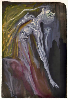 Salvador Dali, The Furies (Michler/Lpsinger 1039-1138; Field 189-200), La Divine Comdie, Woodcut