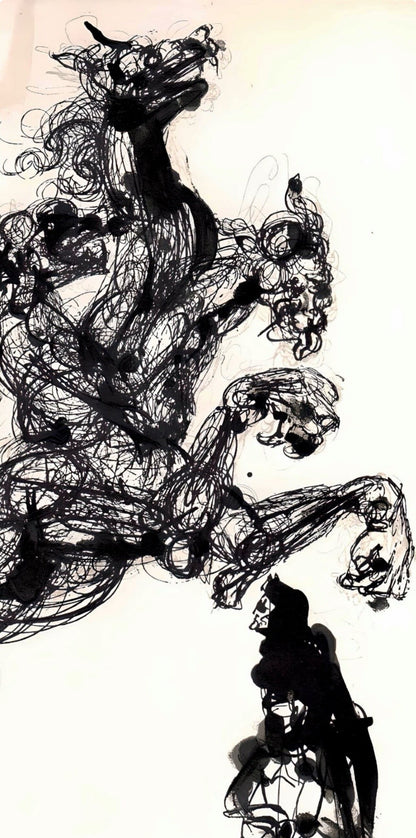 Salvador Dali, Cerberus (Michler/Lpsinger 1039-1138; Field 189-200), La Divine Comdie, Woodcut