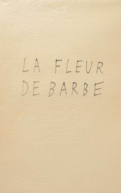 Jean Dubuffet, Composition (Webel 775-779), La Fleur De Barbe, Phototype