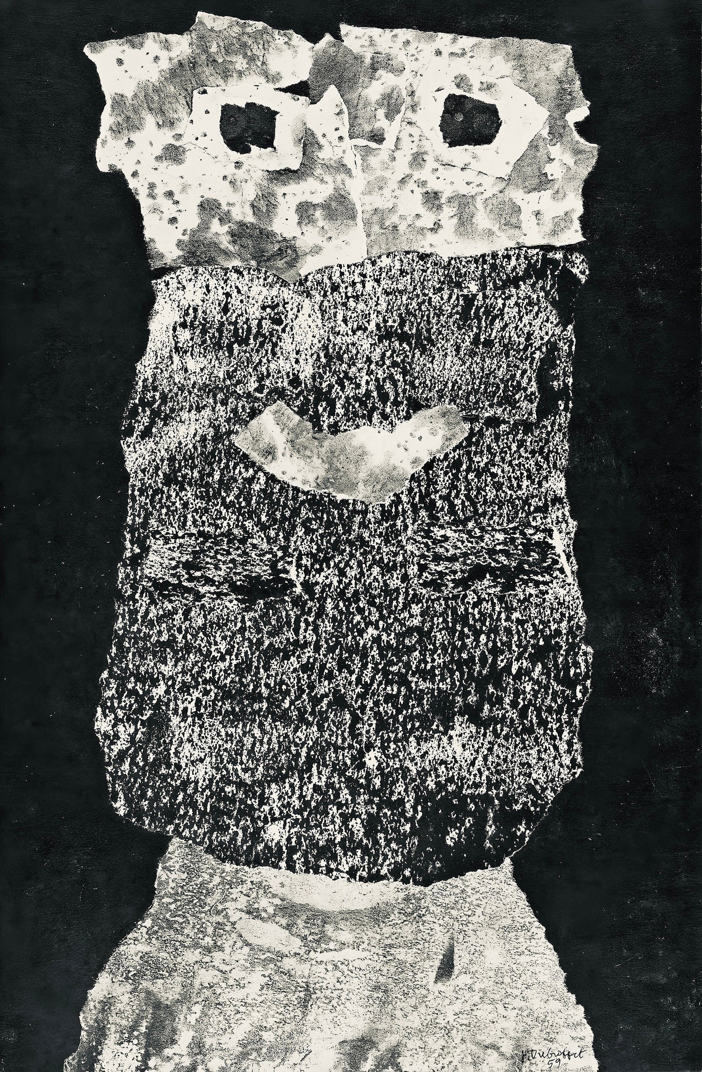 Jean Dubuffet, Composition (Webel 775-779), La Fleur De Barbe, Phototype