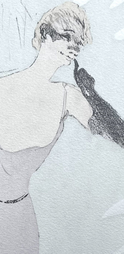 Henri De Toulouse-Lautrec, Composition, Yvette Guilbert Vue Par Toulouse-Lautrec, Lithograph