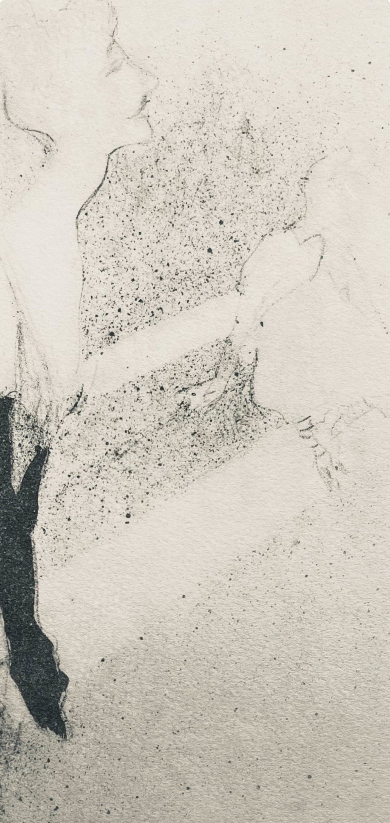 Henri De Toulouse-Lautrec, Composition, Yvette Guilbert Vue Par Toulouse-Lautrec, Lithograph