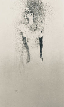 Henri De Toulouse-Lautrec, Composition, Yvette Guilbert Vue Par Toulouse-Lautrec, Lithograph