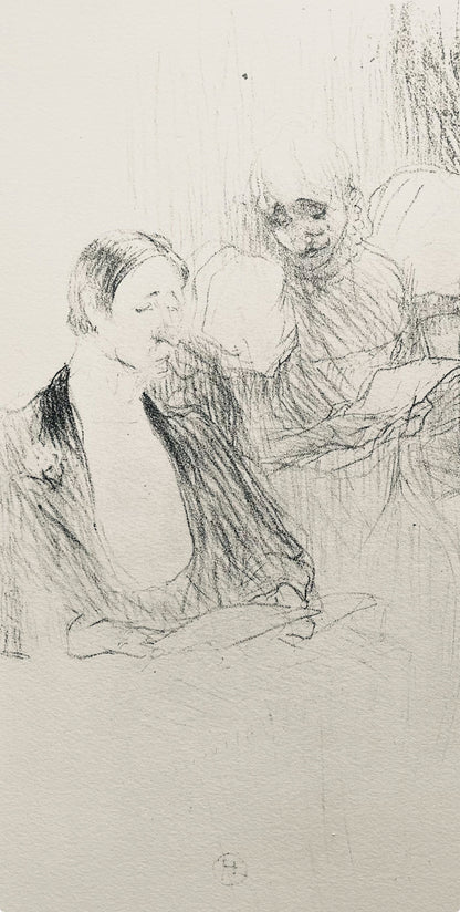 Henri De Toulouse-Lautrec, Composition, Yvette Guilbert Vue Par Toulouse-Lautrec, Lithograph