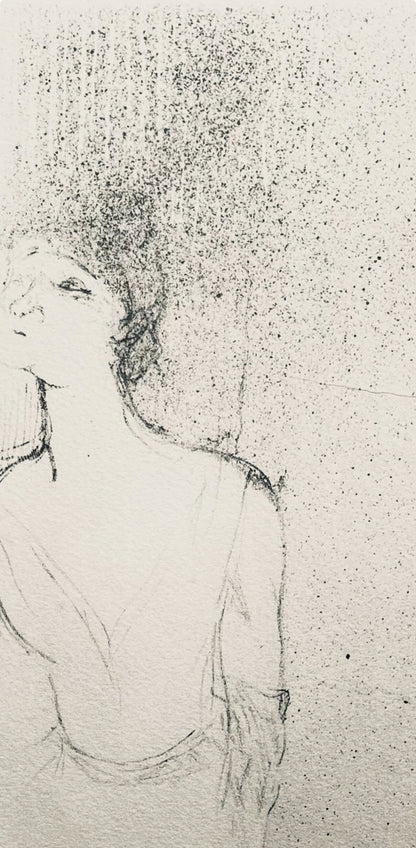 Henri De Toulouse-Lautrec, Composition, Yvette Guilbert Vue Par Toulouse-Lautrec, Lithograph