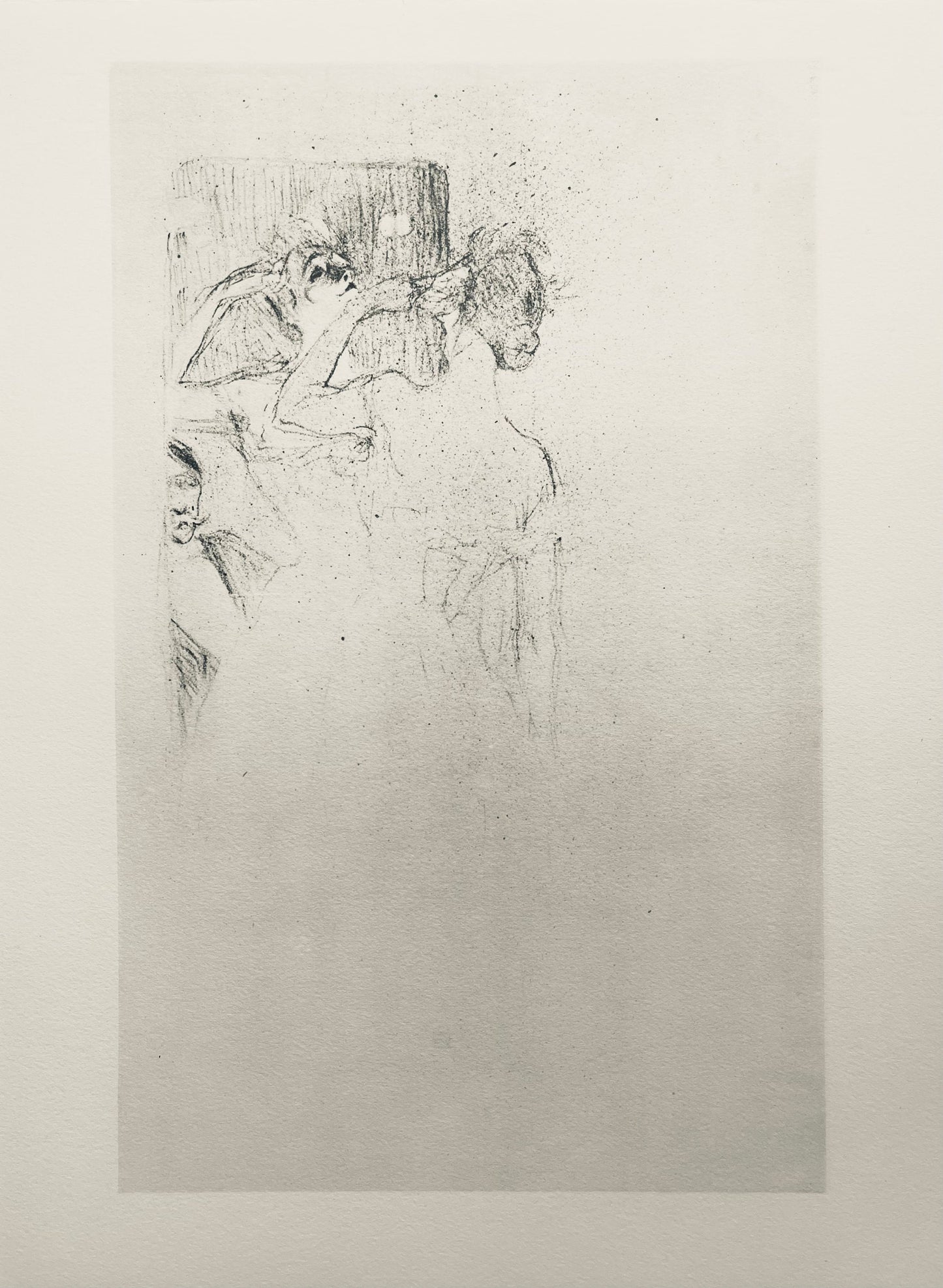 Henri De Toulouse-Lautrec, Composition, Yvette Guilbert Vue Par Toulouse-Lautrec, Lithograph