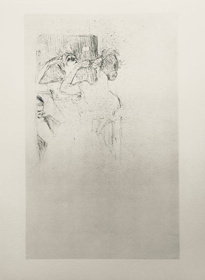 Henri De Toulouse-Lautrec, Composition, Yvette Guilbert Vue Par Toulouse-Lautrec, Lithograph