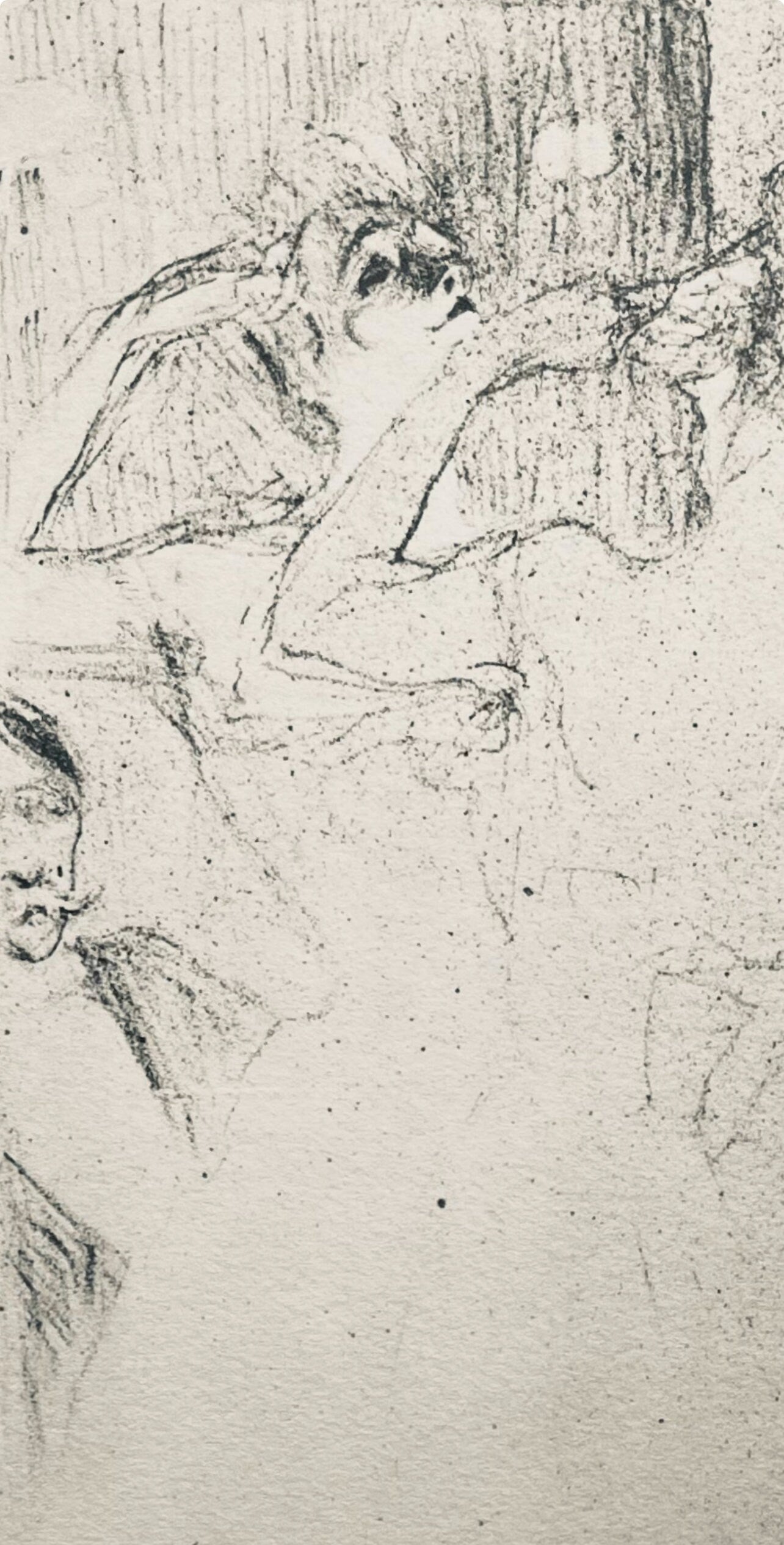 Henri De Toulouse-Lautrec, Composition, Yvette Guilbert Vue Par Toulouse-Lautrec, Lithograph