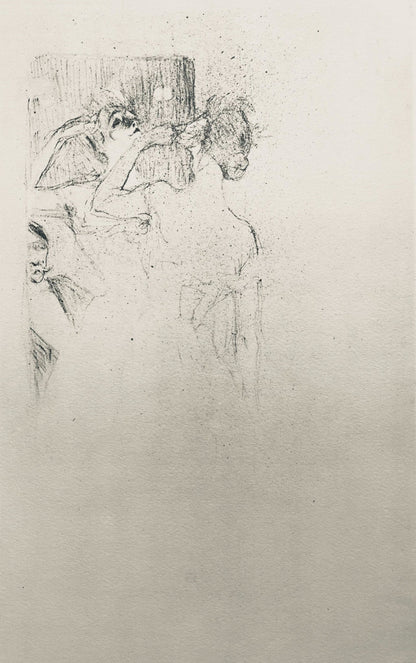 Henri De Toulouse-Lautrec, Composition, Yvette Guilbert Vue Par Toulouse-Lautrec, Lithograph