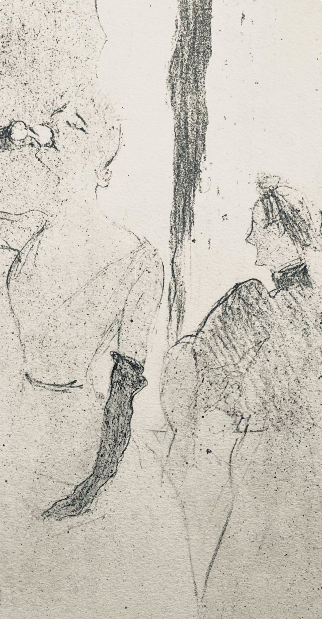 Henri De Toulouse-Lautrec, Composition, Yvette Guilbert Vue Par Toulouse-Lautrec, Lithograph