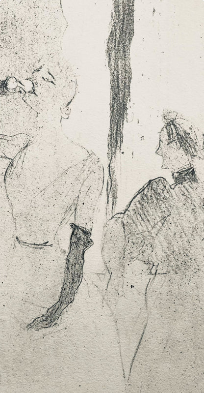 Henri De Toulouse-Lautrec, Composition, Yvette Guilbert Vue Par Toulouse-Lautrec, Lithograph