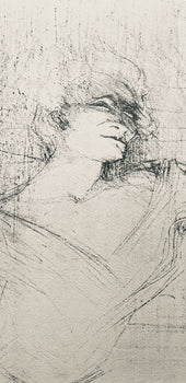 Henri De Toulouse-Lautrec, Composition, Yvette Guilbert Vue Par Toulouse-Lautrec, Lithograph