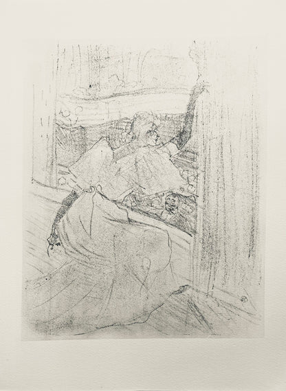 Henri De Toulouse-Lautrec, Composition, Yvette Guilbert Vue Par Toulouse-Lautrec, Lithograph