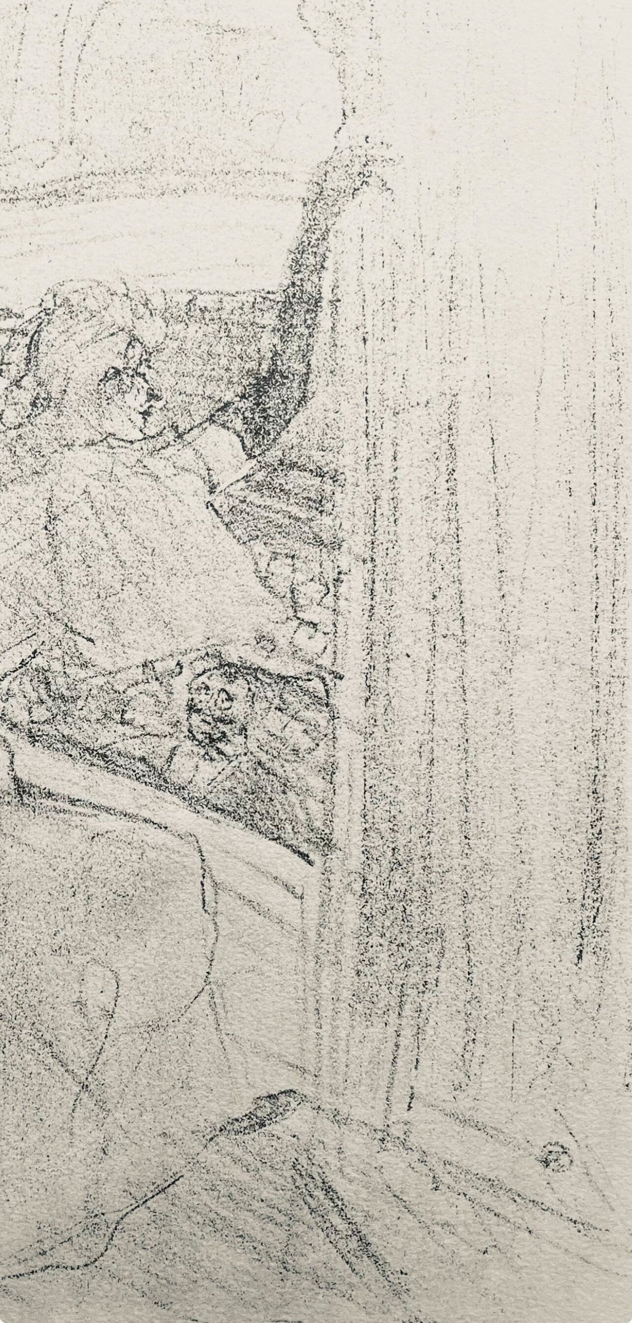 Henri De Toulouse-Lautrec, Composition, Yvette Guilbert Vue Par Toulouse-Lautrec, Lithograph