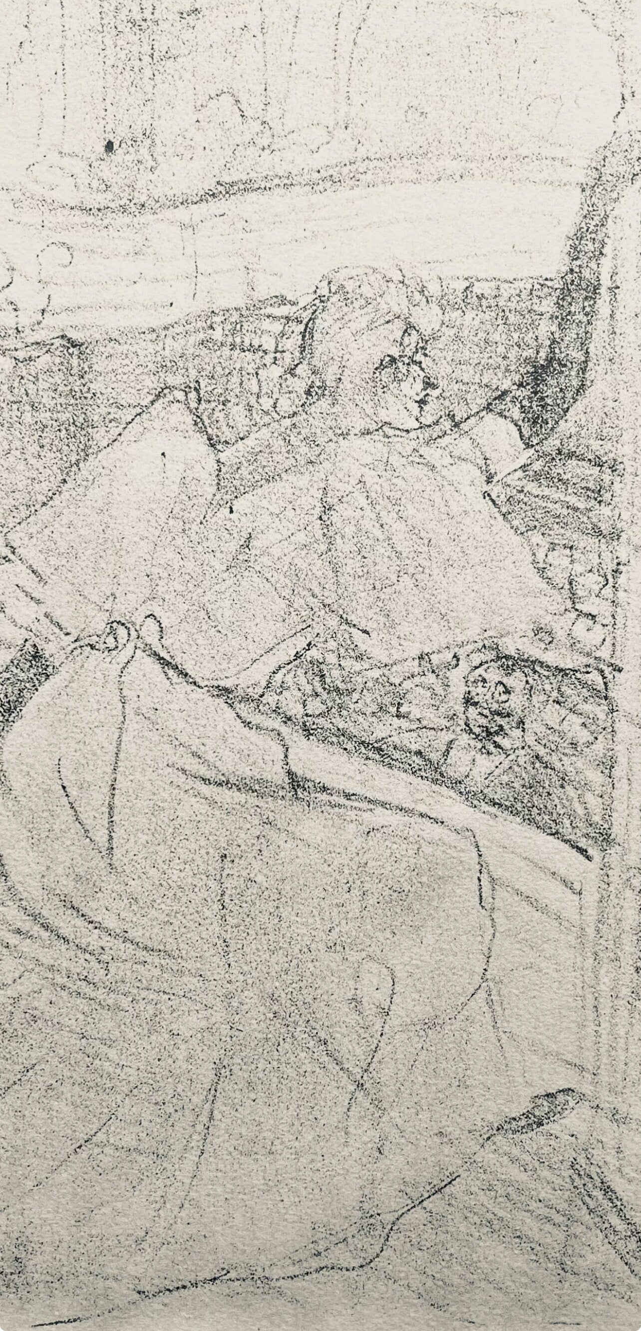 Henri De Toulouse-Lautrec, Composition, Yvette Guilbert Vue Par Toulouse-Lautrec, Lithograph