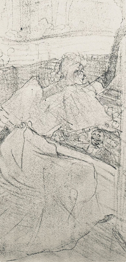 Henri De Toulouse-Lautrec, Composition, Yvette Guilbert Vue Par Toulouse-Lautrec, Lithograph