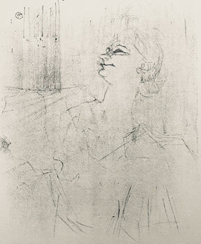 Henri De Toulouse-Lautrec, Composition, Yvette Guilbert Vue Par Toulouse-Lautrec, Lithograph