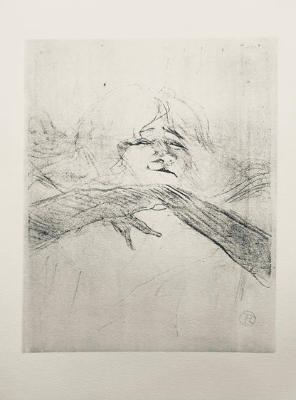 Henri De Toulouse-Lautrec, Composition, Yvette Guilbert Vue Par Toulouse-Lautrec, Lithograph
