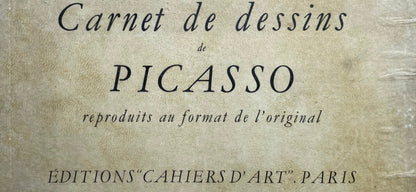 Pablo Picasso, Composition, Carnet De Dessins De Picasso, Cahiers Dart, Lithograph