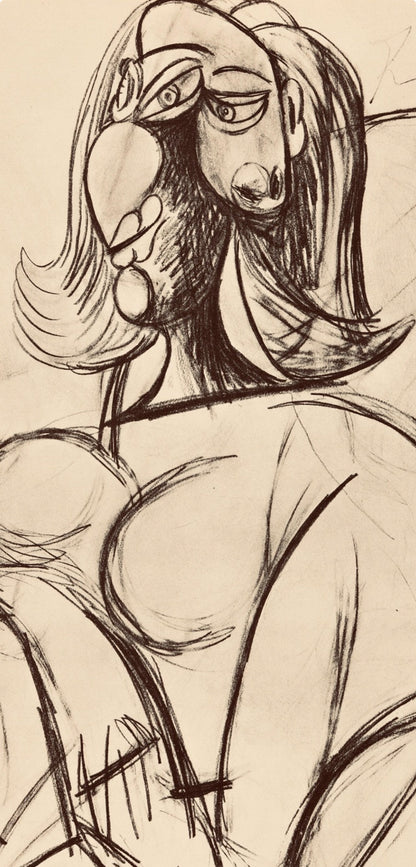 Pablo Picasso, Composition, Carnet De Dessins De Picasso, Cahiers Dart, Lithograph