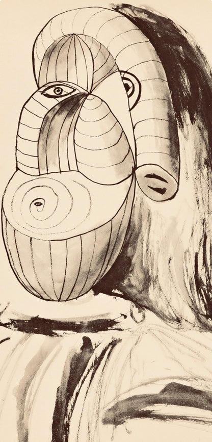 Pablo Picasso, Composition, Carnet De Dessins De Picasso, Cahiers Dart, Lithograph