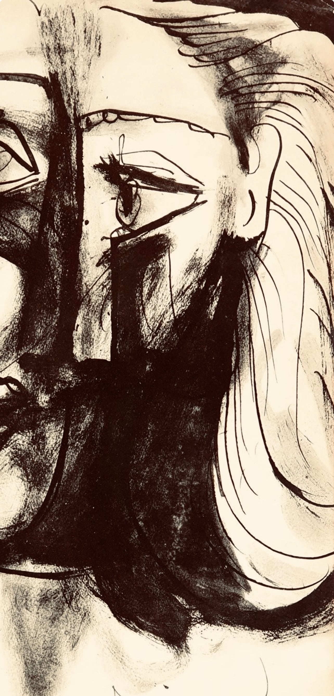 Pablo Picasso, Composition, Carnet De Dessins De Picasso, Cahiers Dart, Lithograph