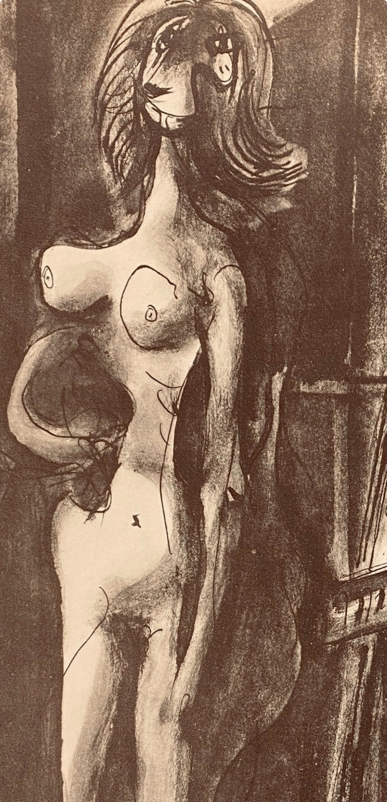 Pablo Picasso, Composition, Carnet De Dessins De Picasso, Cahiers Dart, Lithograph